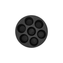 Crick Crack Silicone Muffin Mould - Air Fryer Attachment, Black