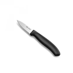 Dr.Inox Stainless Steel Paring Knife, 19cm, Black