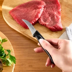 Dr. Inox Stainless Steel Paring Knife, 17cm, Black