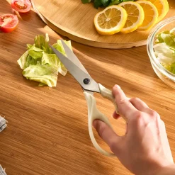 Dr.Inox Stainless Steel Scissors, Cream