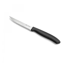 Dr.Inox Stainless Steel Steak Knife, 23cm, Black