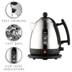 Duait Jug Kettle, 1L, Black Multi