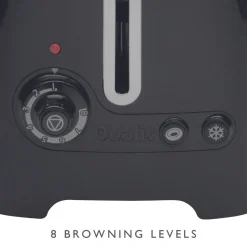 Dualit Silver Black Toaster, 1100W