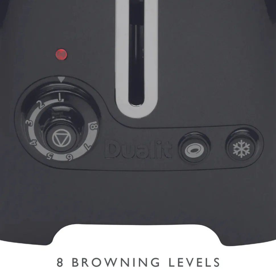 Dualit Silver Black Toaster, 1100W