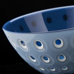 Guzzini Le Murrıne 2 Piece Cereal/Soup Bowl Set, 12cm, Blue Navy Blue