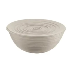 Guzzini Tierra Salad Bowl with Lid, Large, Brown