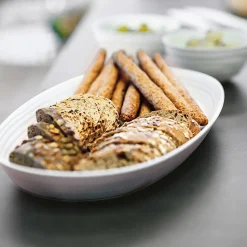 Guzzini Tierra Serving Platter, 41cmx22.9cm, Brown