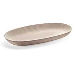 Guzzini Tierra Serving Platter, 41cmx22.9cm, Brown