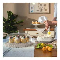 Guzzini Tiffany Cake Dome, 30cmx16cm, Taupe