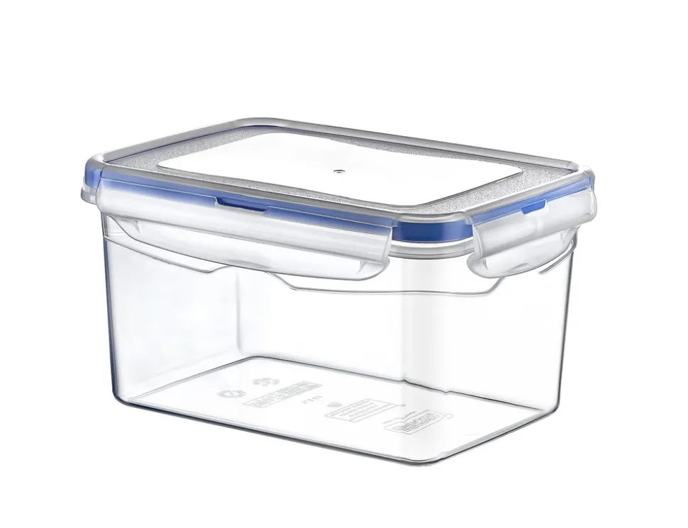 Hobby Rectangular Airtight Storage Container, 0.7L, Inox