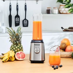 Homend Mixfresh Smoothie Blender, 2x 600ml Bottle, 350W, Inox Black