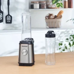 Homend Mixfresh Smoothie Blender, 2x 600ml Bottle, 350W, Inox Black