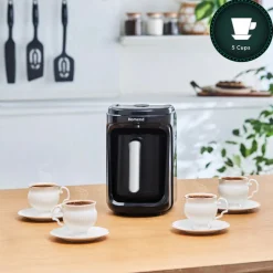Homend Pottoman 1840UK Turkish Coffee Maker, 450ml, 535W, Black