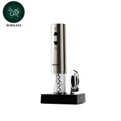 Homend WineUp 2201UK Automatic Wine Opener (Electric Corkscrew), Silver