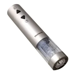 Homend WineUp 2201UK Automatic Wine Opener (Electric Corkscrew), Silver