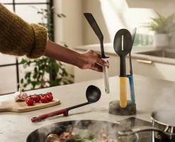 Joseph Joseph Elevate Slim 4-piece Utensil Set with Storage Stand, Multicolour
