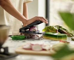 Joseph Joseph Multi-prep Compact 4-piece Grater & Slicer, Multicolour
