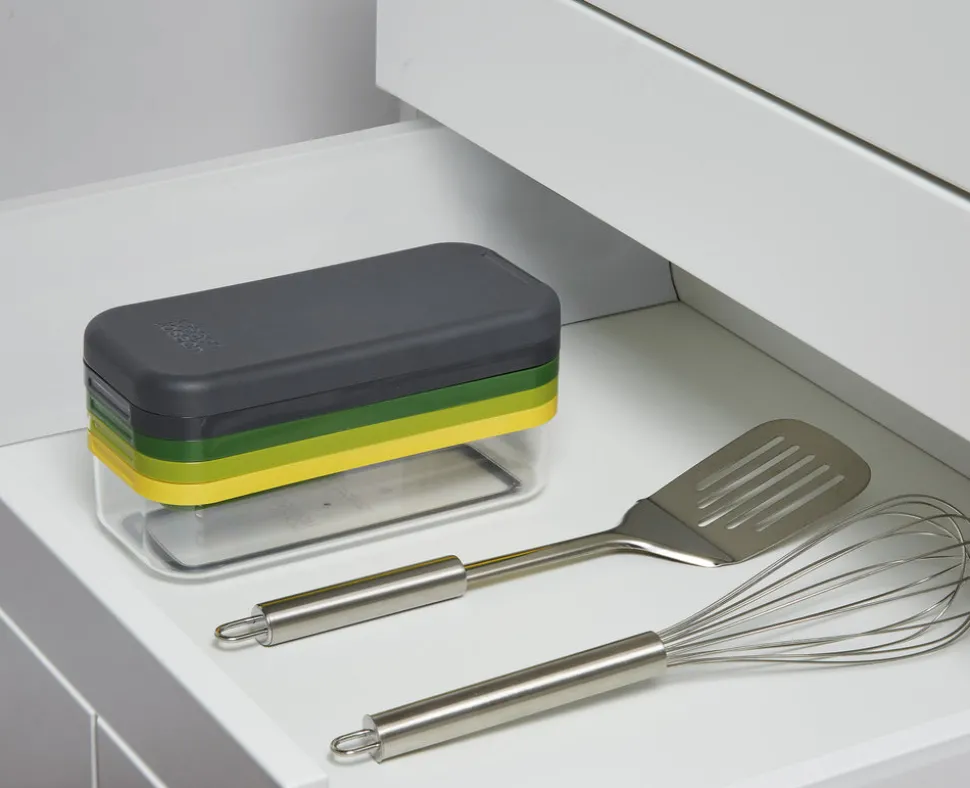 Joseph Joseph Multi-prep Compact 4-piece Grater & Slicer, Multicolour