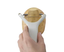 Joseph Joseph Nest Peel Set of 2 Peelers, Beige Green