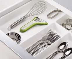 Joseph Joseph Nest Peel Set of 2 Peelers, Beige Green