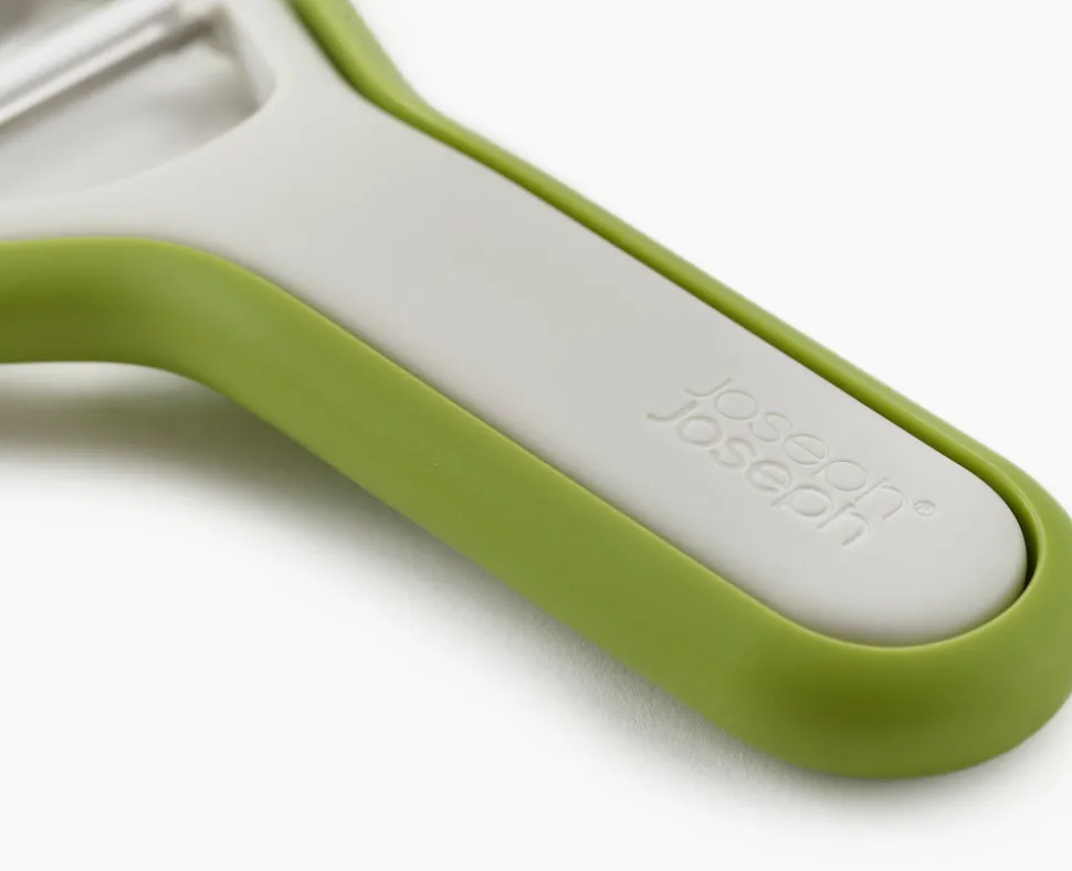 Joseph Joseph Nest Peel Set of 2 Peelers, Beige Green