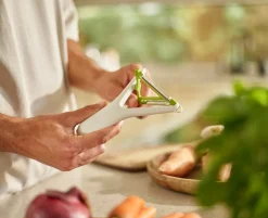 Joseph Joseph Switch 2-in-1 Peeler, White Green