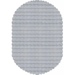 Kaşmir Rugs 7/24 Cosy Premium Bubble Rug, 80cmx150cm, Light Grey