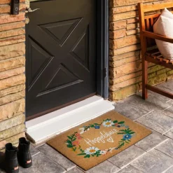 Kaşmir Rugs 7/24 Welcome Coco Door Mat, 45cmx75cm, Multi