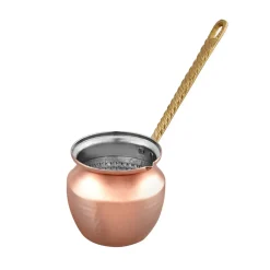 Karaca Alacahöyük Copper Turkish Coffee Pot, Large, Copper