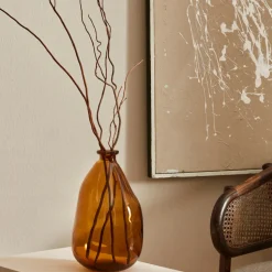 Karaca Amorf Glass Vase, 30cm, Multi