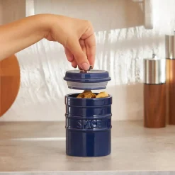 Karaca Andy Storage Jar, 400ml, Navy Blue