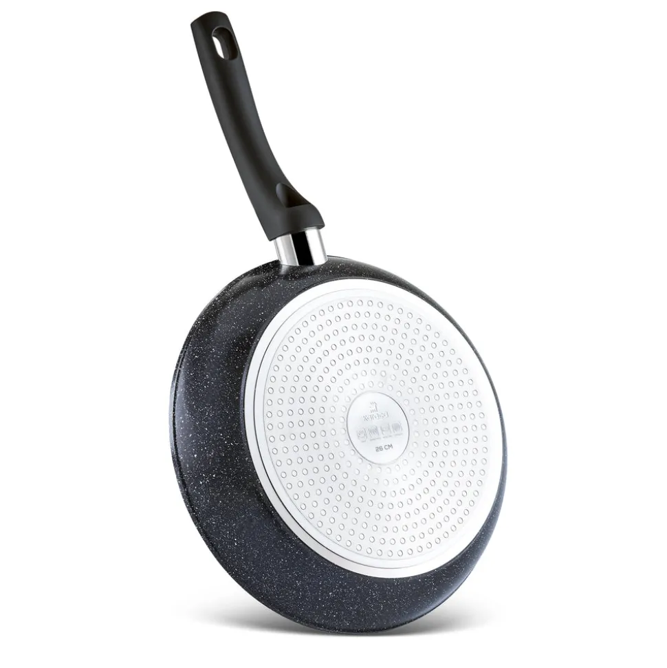 Karaca Aqua Granite Non-Stick Induction Frying Pan, 26cm, Blue