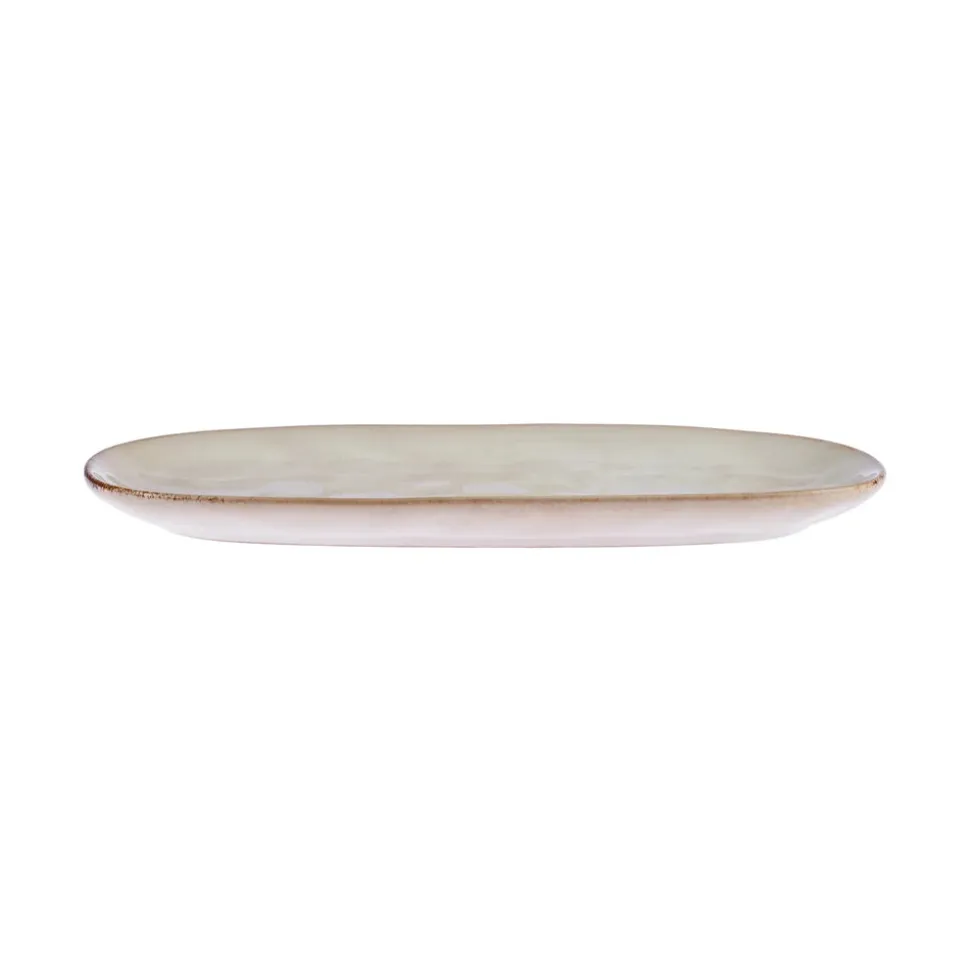 Karaca Aria Reactive Glaze Serving Platter, 31cm, Beige