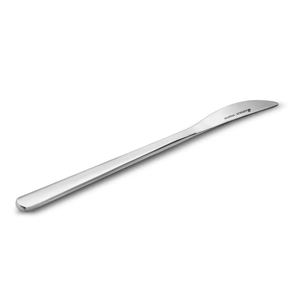Karaca Bead Stainless Steel Table Knife, 23cm, Silver