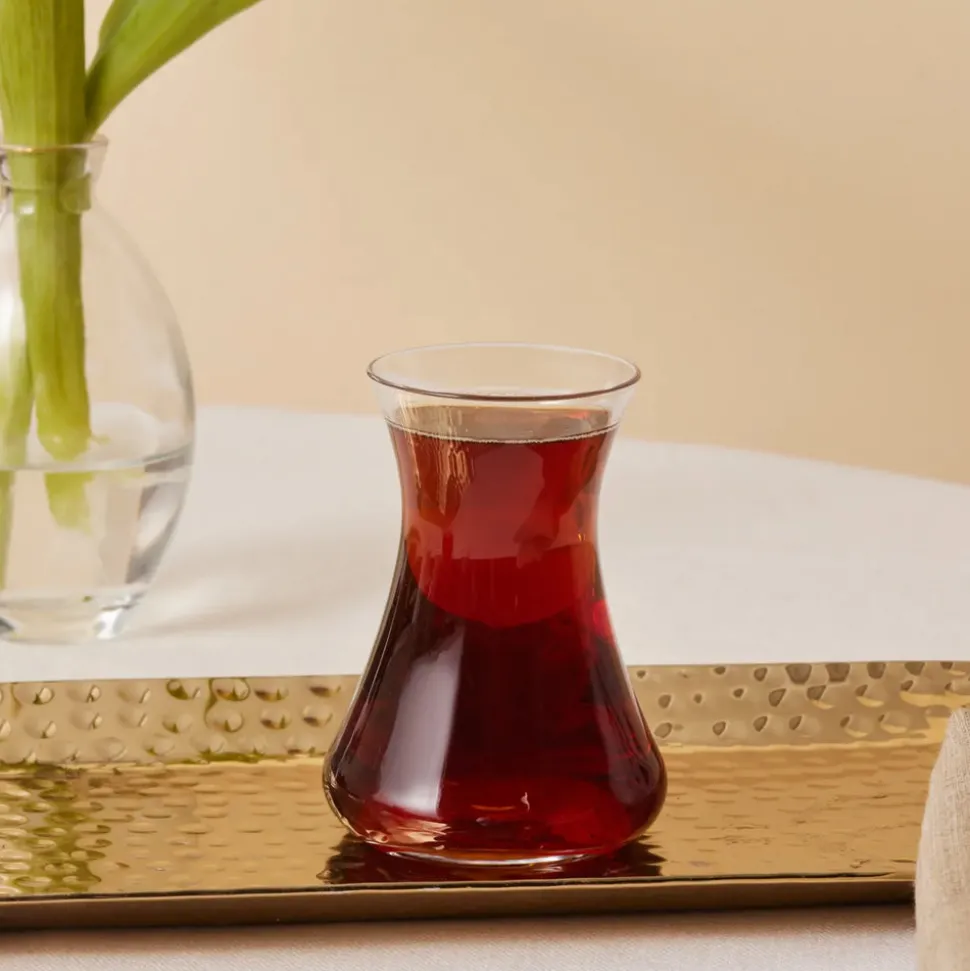Karaca Beykoz 6-Piece Tea Glass Set for 6 People, 90ml
