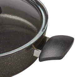 Karaca Blackgold Biogranite 7-Piece Non-Stick Induction Cookware Set, Black Gold
