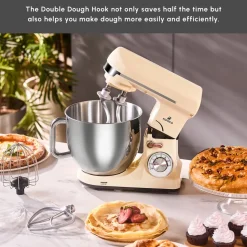 Karaca Blendburst Stand Mixer, 5.7L, 1400W, Iconic Beige