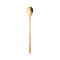 Karaca Boreas 4-Piece Stainless Steel Latte Spoon, Gold