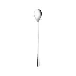Karaca Boreas 4-Piece Stainless Steel Latte Spoon, Silver