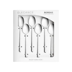 Karaca Boreas 6-Piece Stainless Steel Tea Spoon, Silver