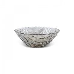 Karaca Braid Lustrous Glass Bowl, 16cm, Luster