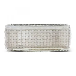 Karaca Braid Lustrous Glass Large Serving Platter, 32,5x13,5cm, Luster