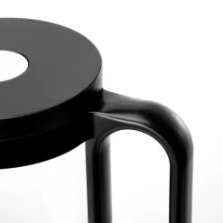 Karaca Brewy Glass Tea French Press, 500ml, Black Transparent