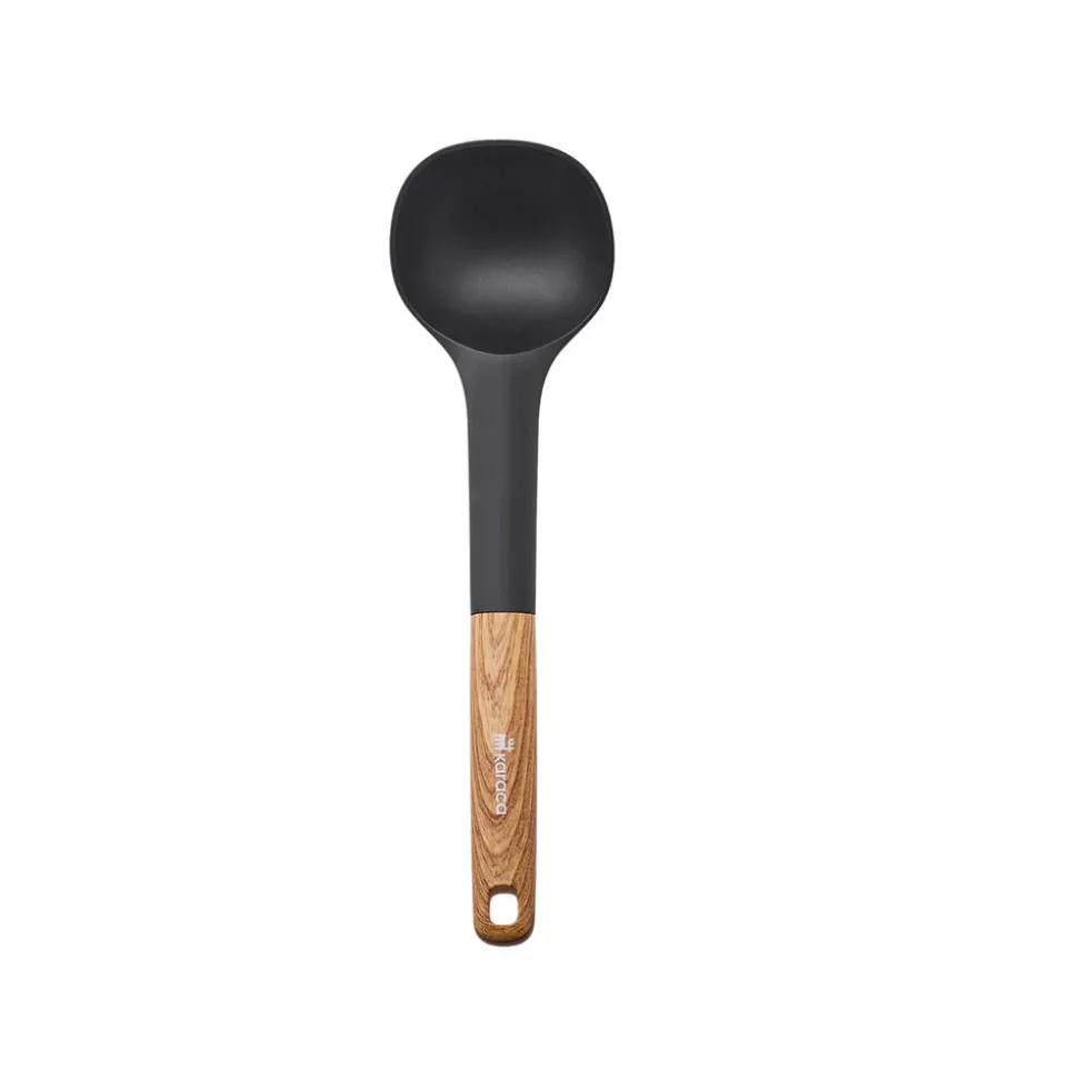 Karaca Brownwood 5-Piece Kitchen Utensil Set, Brown