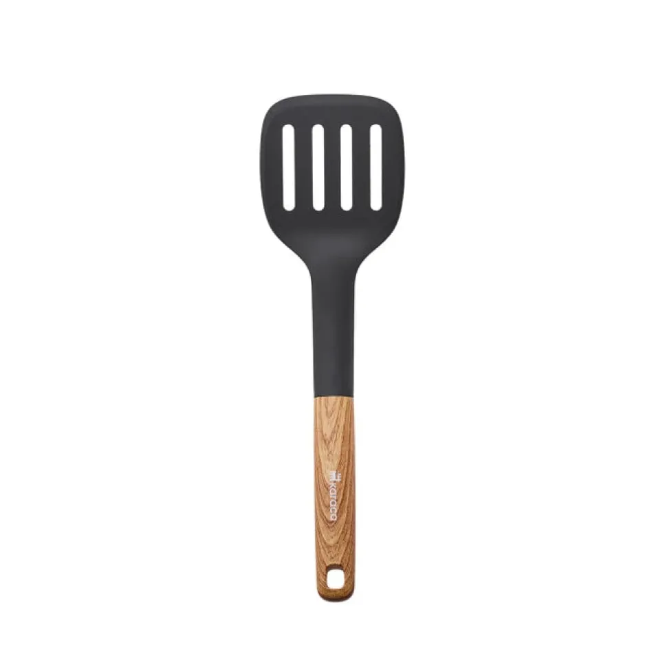 Karaca Brownwood 5-Piece Kitchen Utensil Set, Brown