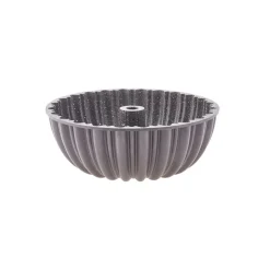 Karaca Cake Pro Aluminium Cast Decorative Bundt Cake Tin, 25.5cm, Anthracite