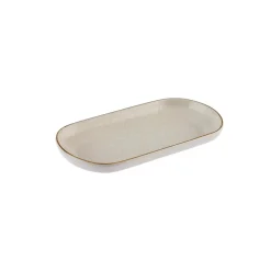 Karaca Calvin Ceramic Serving Platter, 19cm, Multi