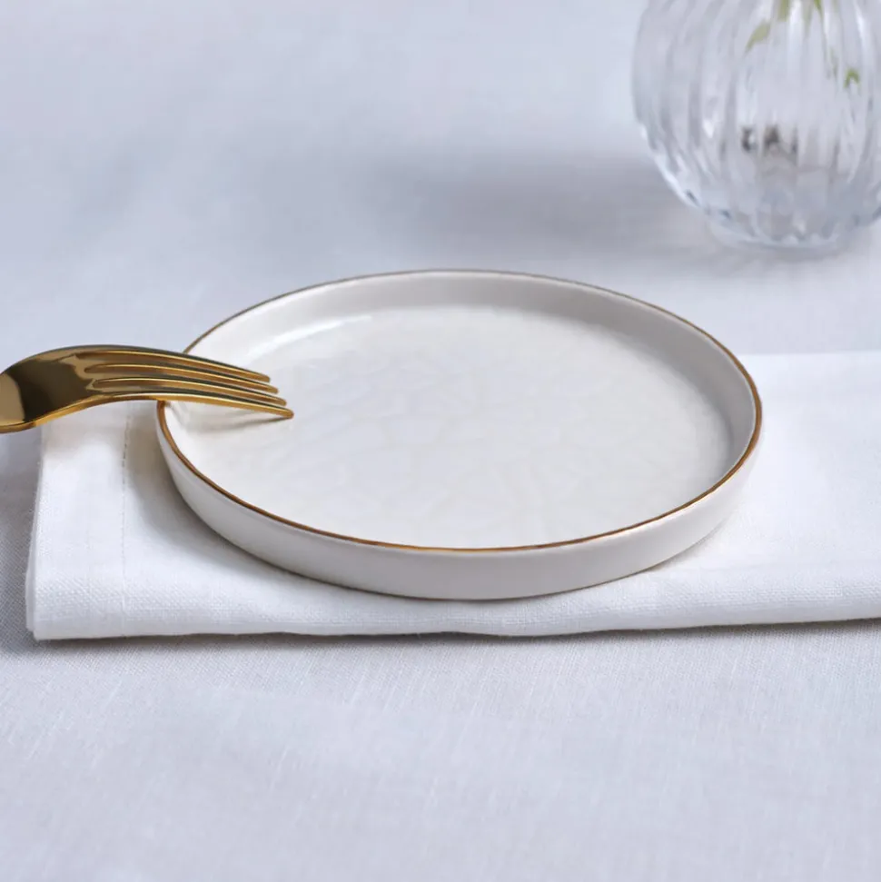 Karaca Calvin Ceramic Side Plate, 13cm, Multi