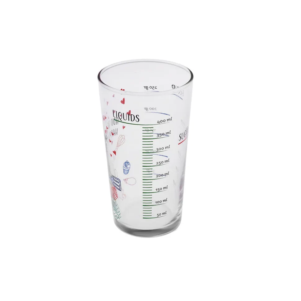 Karaca Carme Measuring Glass, 550ml, Red