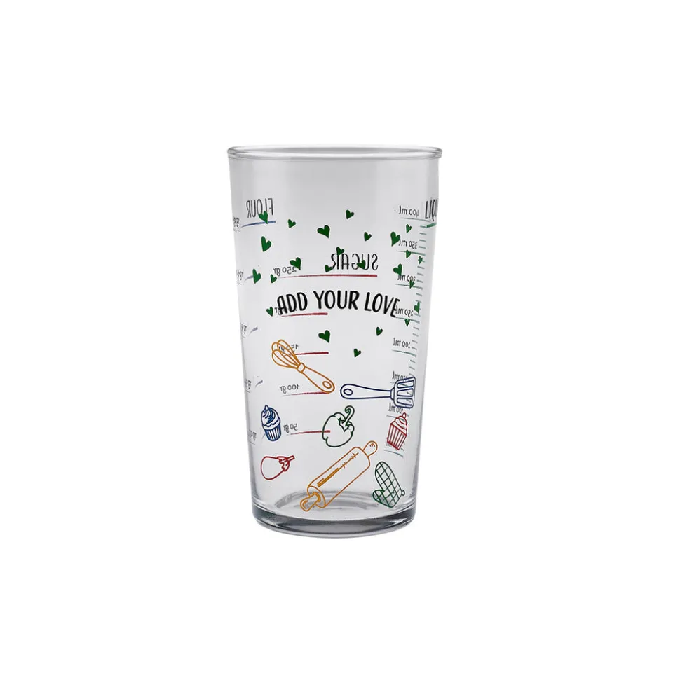Karaca Carme Measuring Glass, 550ml, Green